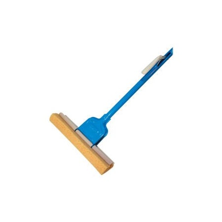 Sp Richards Genuine Joe 12" Roller Sponge Mop w/ Handle, Blue - GJO80163 GJO80163